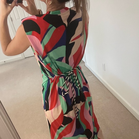 FARM Rio Colorful Monstera T Shirt Dress size XS - Picture 2 of 8